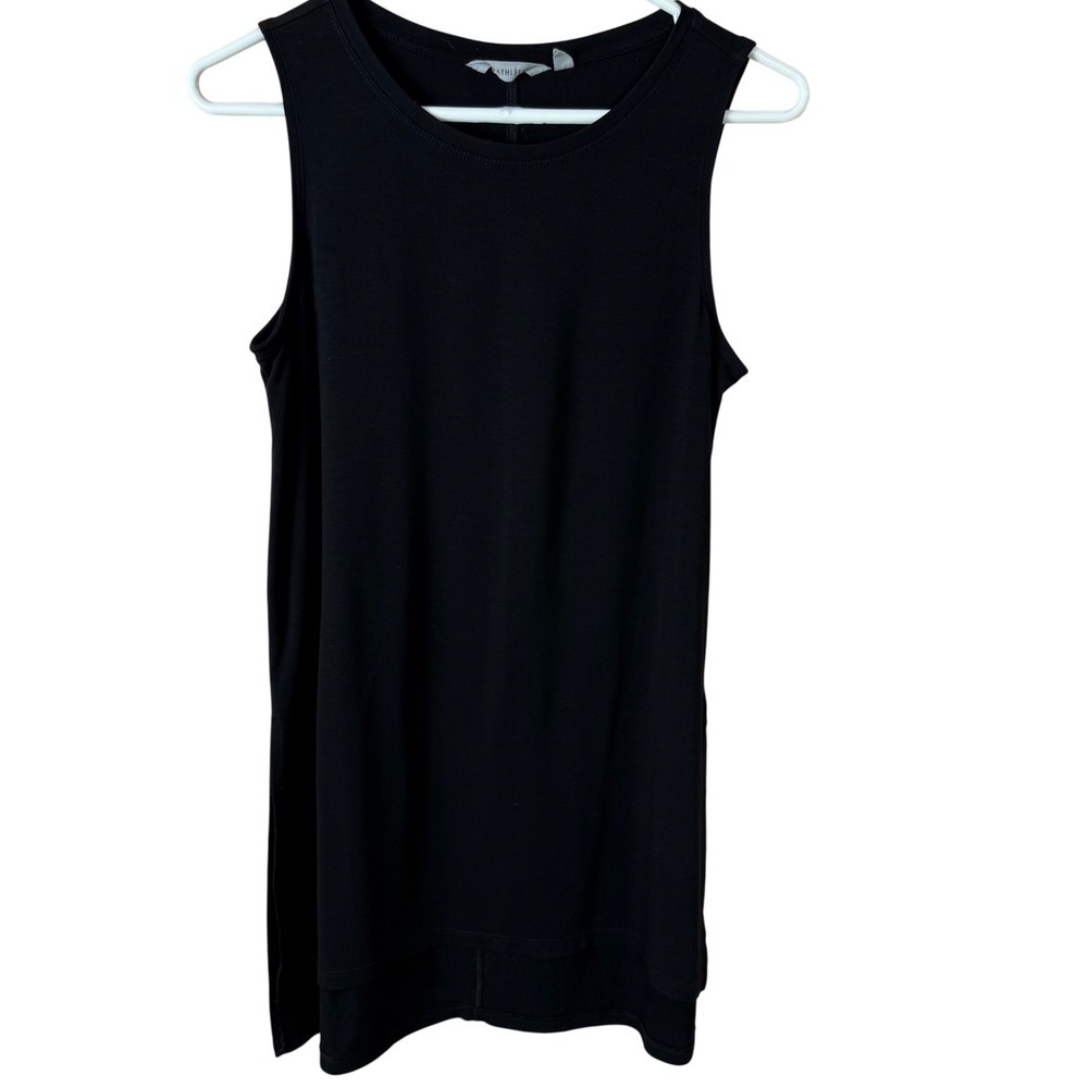 SALE Athleta Black‎ Sleeveless XS Casual Lightweight Tank Side Slit